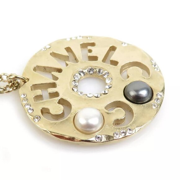 Auth CHANEL Necklace Gold Metal - Picture 6 of 9